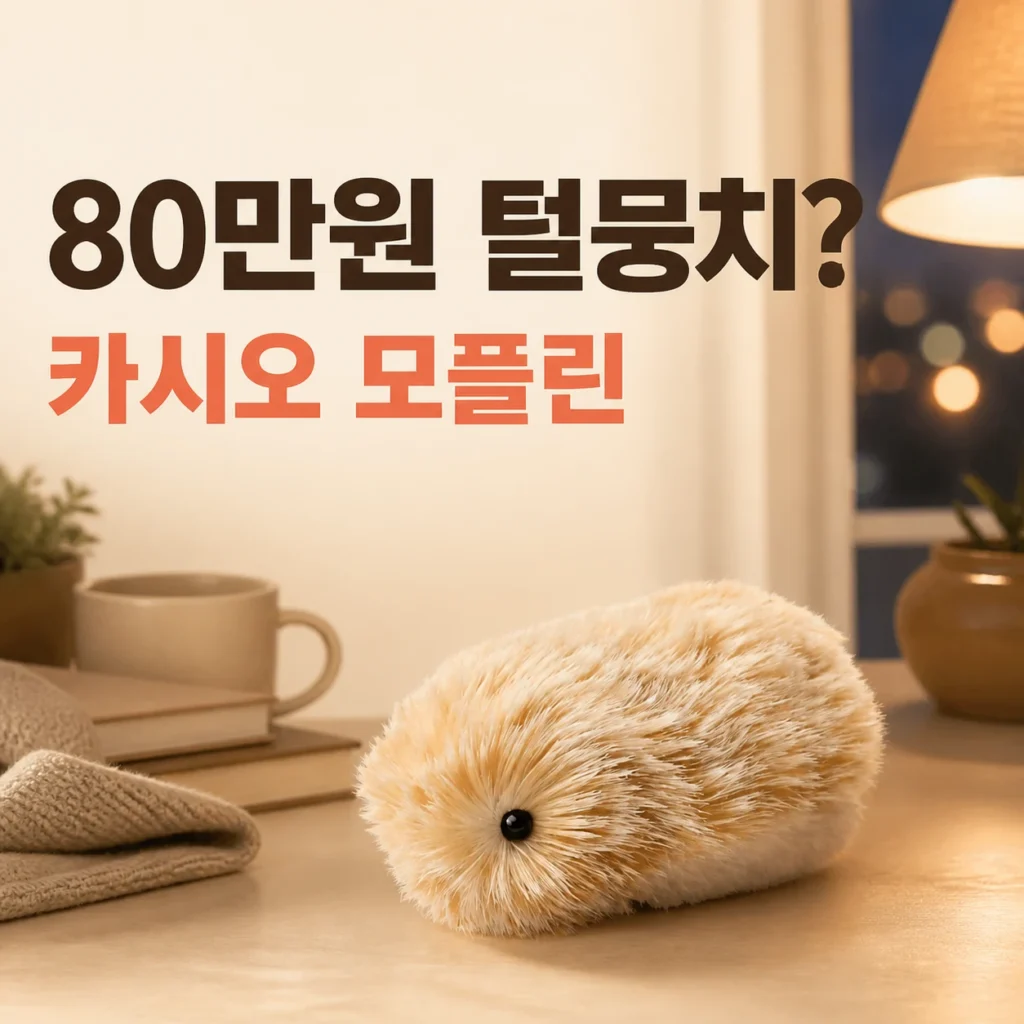 카시오 모플린 CASIO MOFLIN AI 반려로봇 왜 이렇게 인기일까 제품 이미지