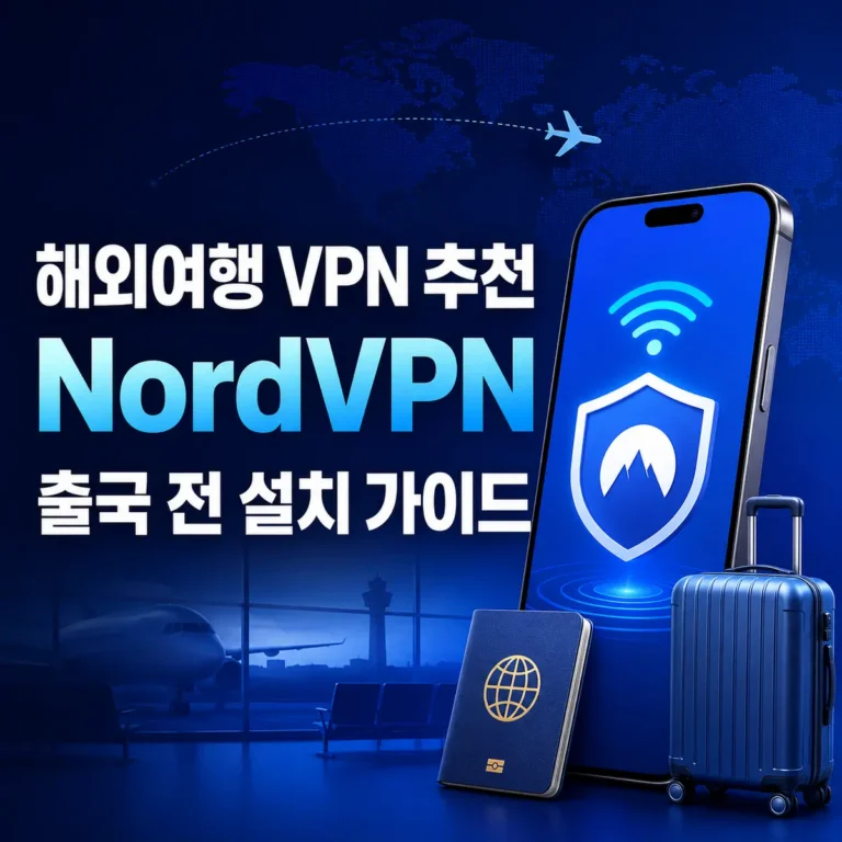 해외여행 VPN 추천, NordVPN(노드VPN)을 출국 전에 설치하는 이유와 사용법