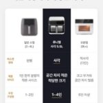 루니엘 에어플라이어 적당한 용량 사진