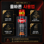 알페신 카페인 샴푸 올바른 사용법