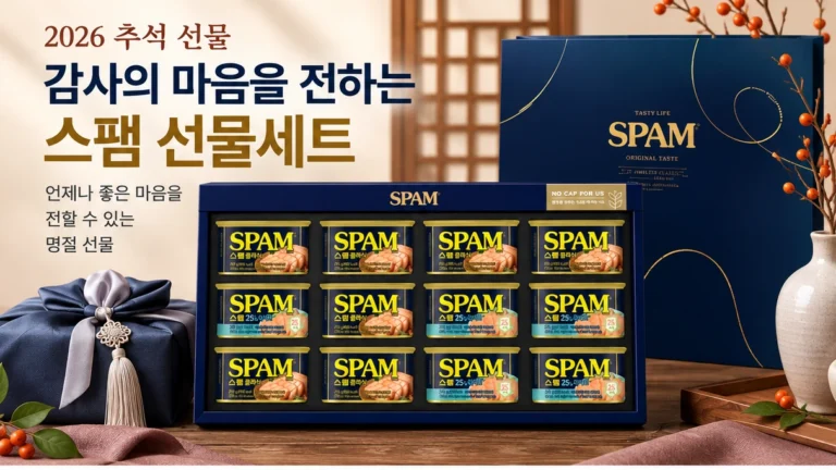 스팸 6C호 선물세트 12캔 구성 2026 추석 3만원대 실속 선물