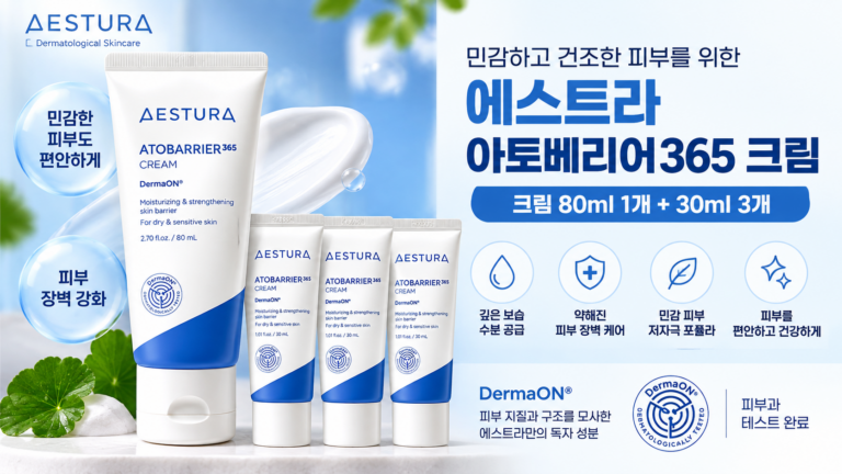 에스트라 아토베리어 365 크림 80ml 1개 + 30ml 3개