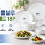 코렐 리틀블루 4인 홈세트 18P 대표 이미지