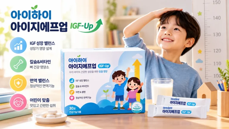 아이하이 아이지에프업 IGF-Up 30포 키성장 영양제 가격과 성분, 할인 구매 전 체크